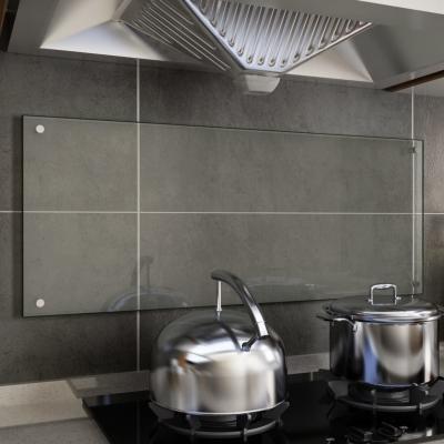 Emaga vidaxl panel ochronny do kuchni, przezroczysty, 100x40 cm, szkło