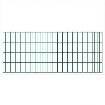 Emaga vidaxl 2d panele ogrodzeniowe 2008x830 mm 22 m zielone 10 szt
