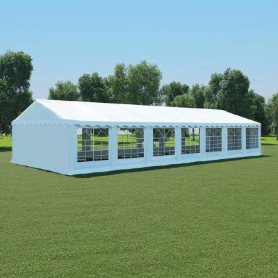 Emaga vidaxl namiot ogrodowy z pvc, 6x14 m, biały