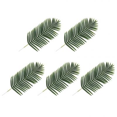 Emaga vidaxl sztuczne liście palmowe, 5 szt., zielone, 125 cm