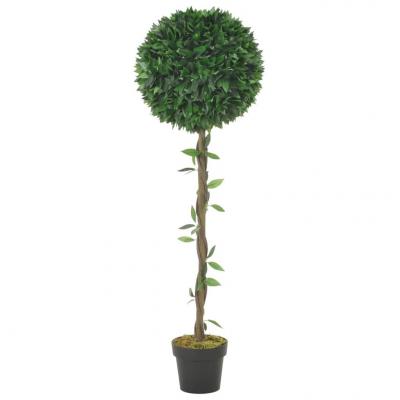 Emaga vidaxl sztuczne drzewko laurowe z doniczką, zielony, 130 cm