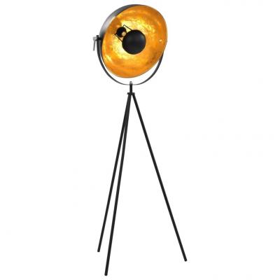 Emaga vidaxl lampa stojąca, e27, czarno-złota, 41 cm