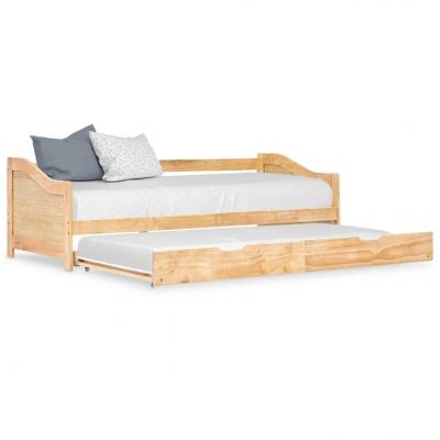 Emaga vidaxl rozkładana rama łóżka/sofy, drewno sosnowe, 90x200 cm