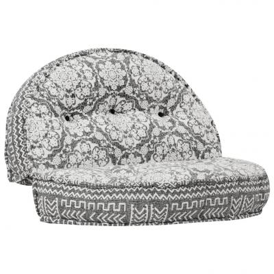Emaga vidaxl sofa, 100x20 cm, tkanina, jasnoszara