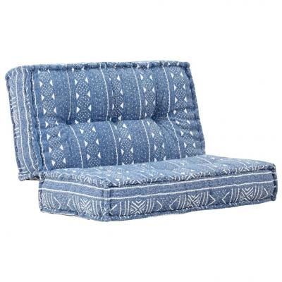 Emaga vidaxl sofa, 100x100x20 cm, tkanina, indygo