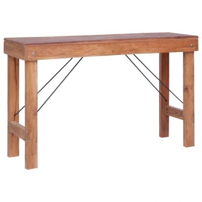 Emaga vidaxl stół do jadalni, 120x55x78 cm, lite drewno z odzysku