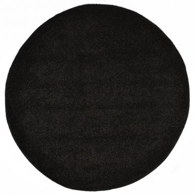 Emaga vidaxl dywan shaggy, 120 cm, czarny