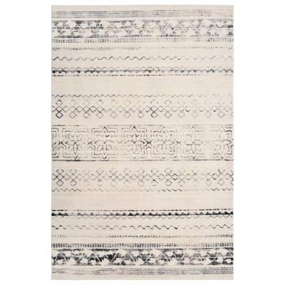 Emaga vidaxl dywan z nadrukiem, beżowy, 80 x 150 cm, poliester