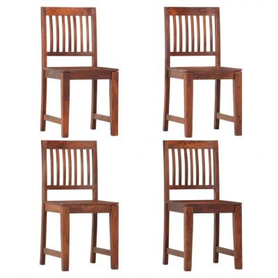 Emaga vidaxl krzesła stołowe, 4 szt., lite drewno mango