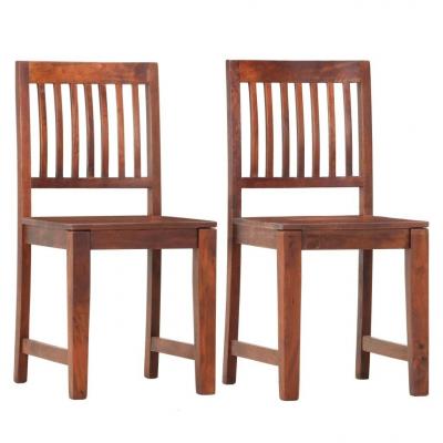 Emaga vidaxl krzesła stołowe, 2 szt., lite drewno mango