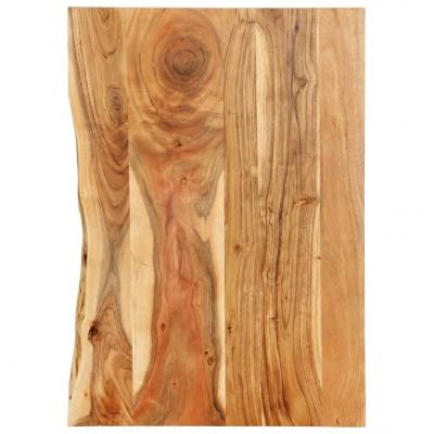 Emaga vidaxl blat łazienkowy, lite drewno akacjowe, 80 x 55 x 2,5 cm