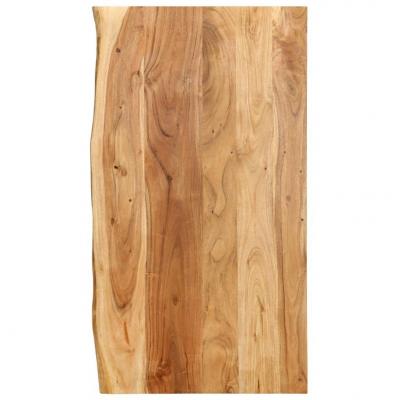 Emaga vidaxl blat łazienkowy, lite drewno akacjowe, 100 x 55 x 2,5 cm