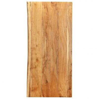 Emaga vidaxl blat łazienkowy, lite drewno akacjowe, 120 x 55 x 2,5 cm