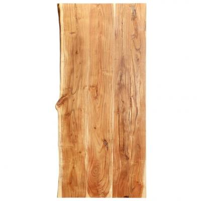 Emaga vidaxl blat łazienkowy, lite drewno akacjowe, 120 x 55 x 3,8 cm