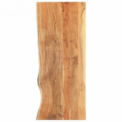 Emaga vidaxl blat łazienkowy, lite drewno akacjowe, 140 x 55 x 3,8 cm