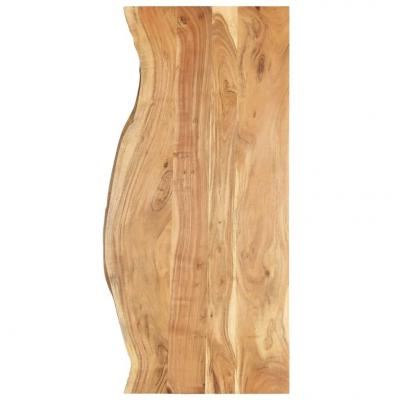 Emaga vidaxl blat łazienkowy, lite drewno akacjowe, 140 x 55 x 2,5 cm