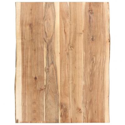 Emaga vidaxl blat, lite drewno akacjowe, 80 x 60 x 3,8 cm