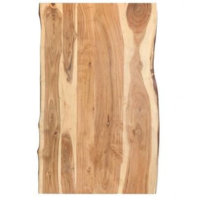 Emaga vidaxl blat, lite drewno akacjowe, 100 x 60 x 3,8 cm