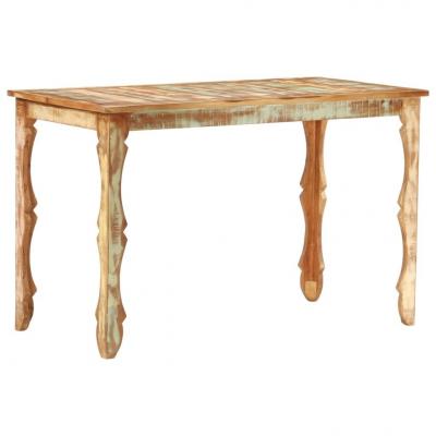 Emaga vidaxl stół jadalniany, 120 x 60 x 76 cm, lite drewno odzyskane