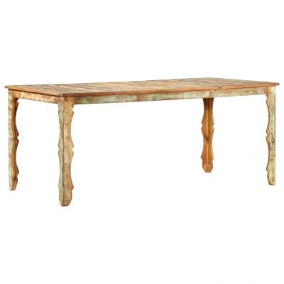 Emaga vidaxl stół jadalniany, 180 x 90 x 76 cm, lite drewno z odzysku