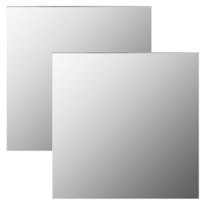 Emaga vidaxl lustra ścienne, 2 szt., 60 x 60 cm, kwadratowe, szklane