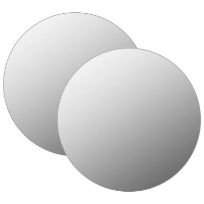 Emaga vidaxl lustra ścienne, 2 szt., 40 cm, okrągłe, szklane