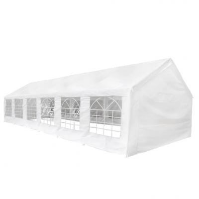 Emaga vidaxl biały namiot imprezowy, 12 x 6 m