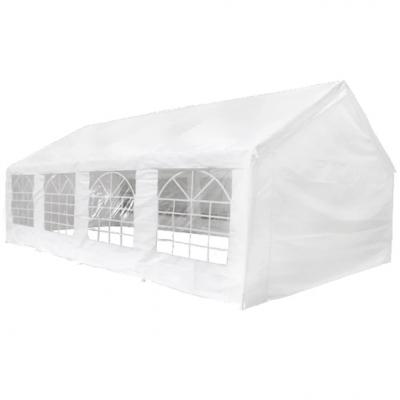Emaga vidaxl namiot imprezowy do ogrodu, biały, 8 x 4 m