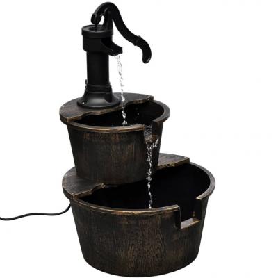 Emaga vidaxl fontanna w formie studni z pompą