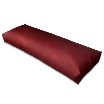 Emaga vidaxl wyściełana poduszka na oparcie, 120x40x10 cm, ciemnoczerwone