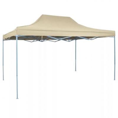 Emaga vidaxl rozkładany namiot, pawilon 3 x 4,5 m, kremowy