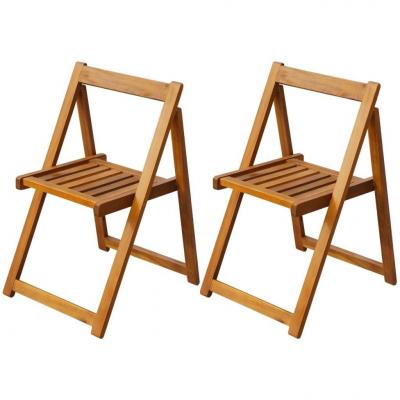 Emaga vidaxl składane krzesła ogrodowe, 2 szt., lite drewno akacjowe
