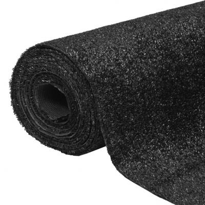 Emaga vidaxl sztuczna trawa 1x10m/7-9 mm, czarna