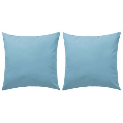 Emaga vidaxl poduszki na zewnątrz, 2 sztuki, 60 x 60 cm, błękitne