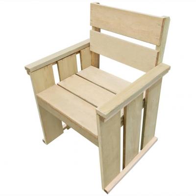 Emaga vidaxl krzesło ogrodowe, impregnowane drewno sosnowe