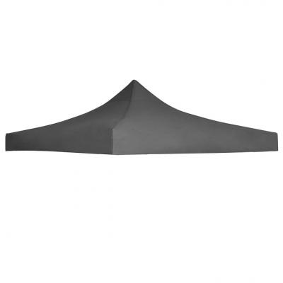 Emaga vidaxl dach namiotu imprezowego, 3 x 3 m, antracytowy