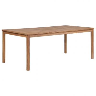 Emaga vidaxl stół ogrodowy, 200x100x77 cm, lite drewno teakowe