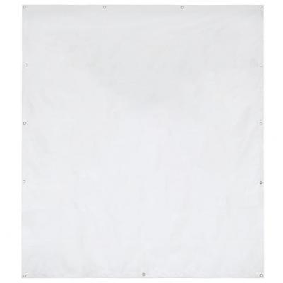 Emaga vidaxl panel boczny pvc, do namiotu, 2x2 m, biały, 550 g/m²