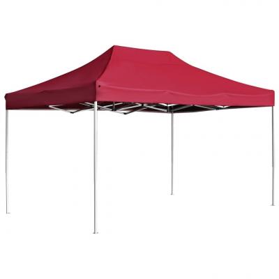 Emaga vidaxl profesjonalny, składany namiot imprezowy, 4,5 x 3 m, czerwony