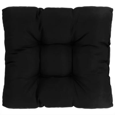 Emaga vidaxl poduszka na siedzisko ogrodowe, czarna, 60x60x10 cm, tkanina