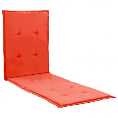 Emaga vidaxl poduszka na leżak, czerwona, 180 x 55 x 3 cm
