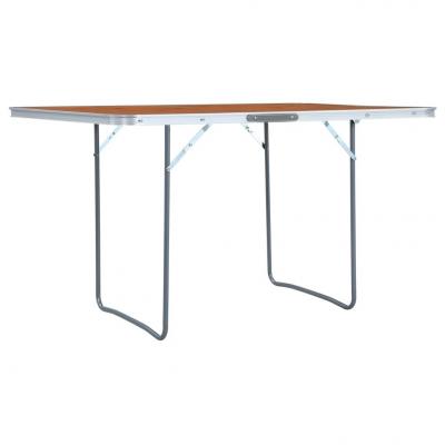 Emaga vidaxl składany stolik turystyczny, aluminiowy, 180 x 60 cm
