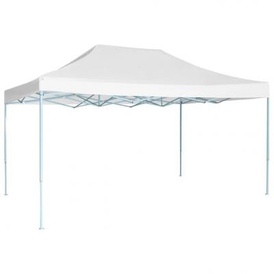 Emaga vidaxl rozkładany namiot imprezowy, 3 x 4,5 m, biały