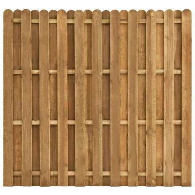 Emaga vidaxl panel ogrodzeniowy naprzemienny, drewno sosnowe, 180x170 cm