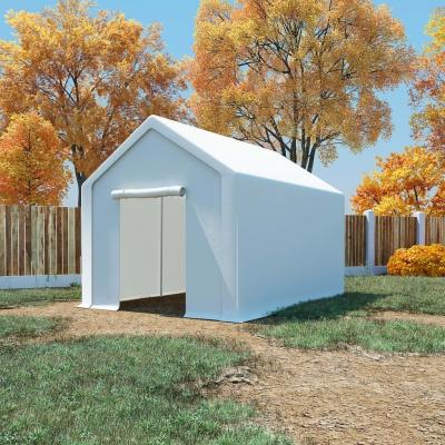 Emaga vidaxl namiot magazynowy z pe, 3 x 4 m, biały