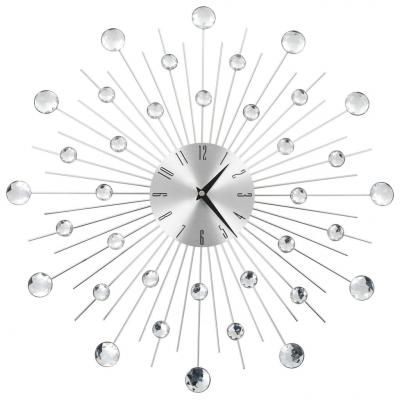 Emaga vidaxl zegar ścienny z mechanizmem kwarcowym, nowoczesny design, 50 cm