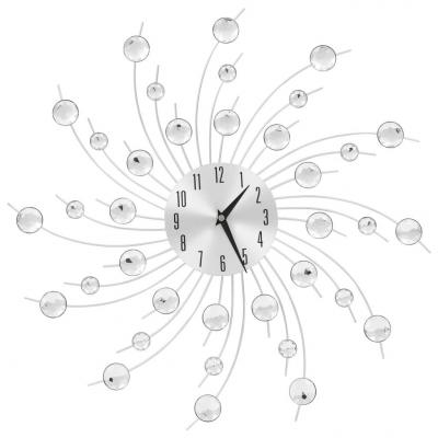 Emaga vidaxl zegar ścienny z mechanizmem kwarcowym, nowoczesny design, 50 cm