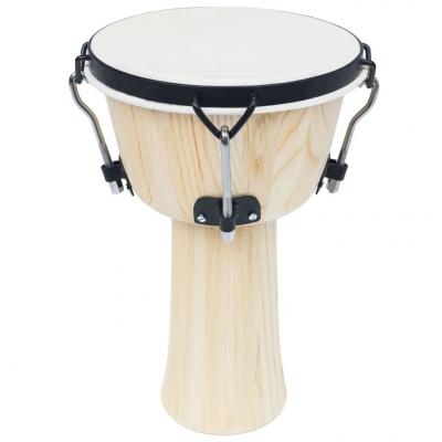 Emaga vidaxl bęben djembe ze sznurkiem naciągowym, 25 cm, kozia skóra