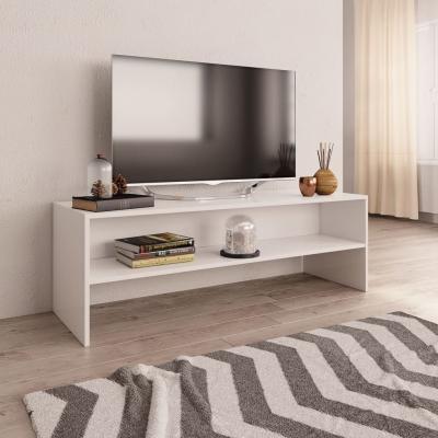 Emaga vidaxl szafka pod tv, biała, 120 x 40 x 40 cm, płyta wiórowa