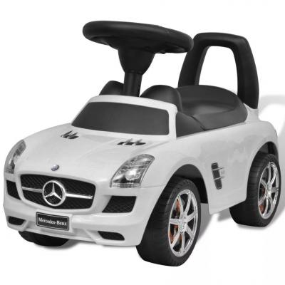 Emaga mercedes benz - samochód zabawka dla dzieci napędzany nogami biały